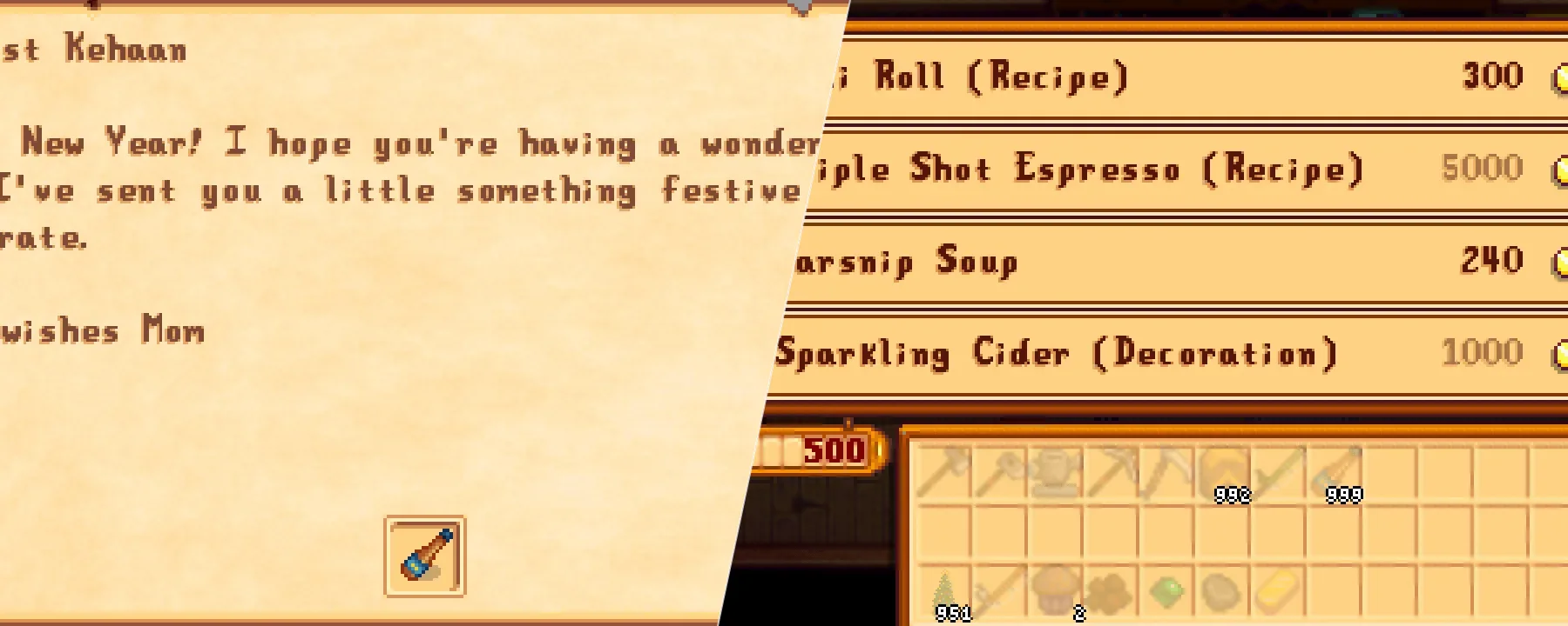 [CP] Happy New Year Letter — [CP] Happy New Year Letter screenshots 1–2