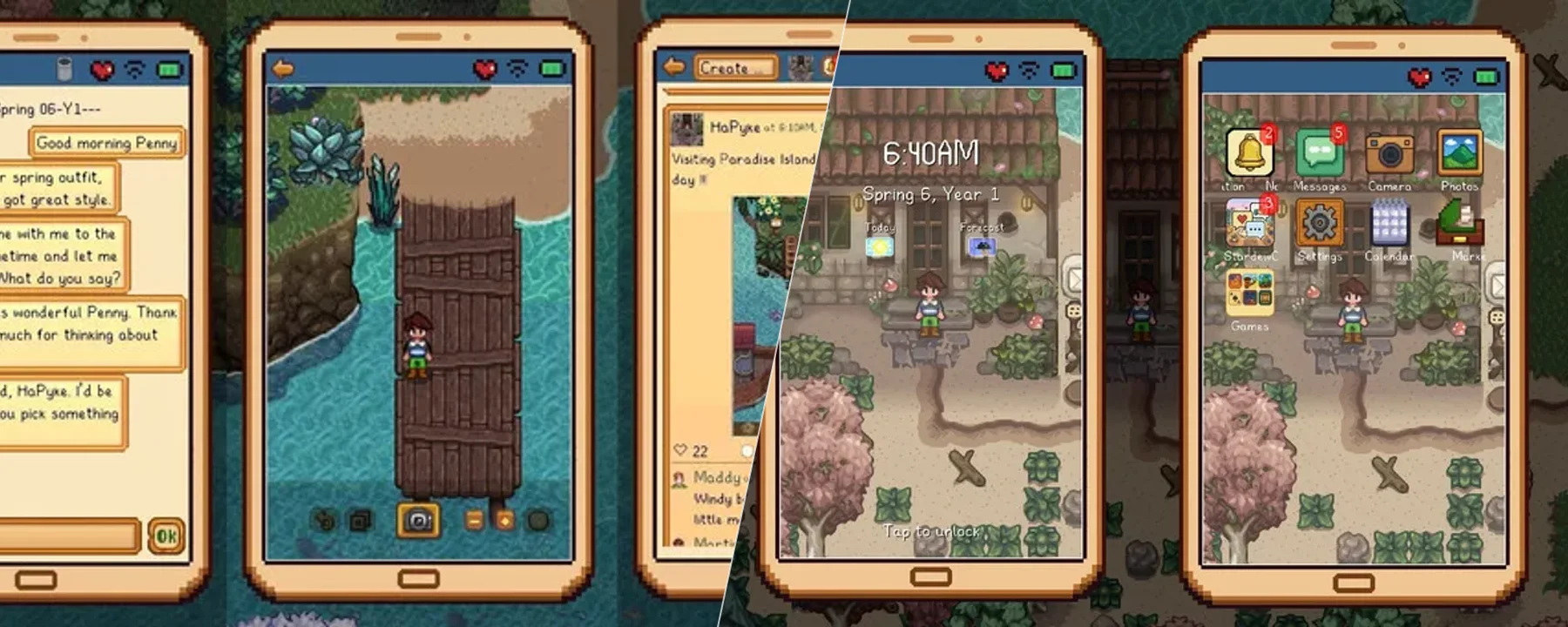 Smartphone — Smartphone screenshots 1–2