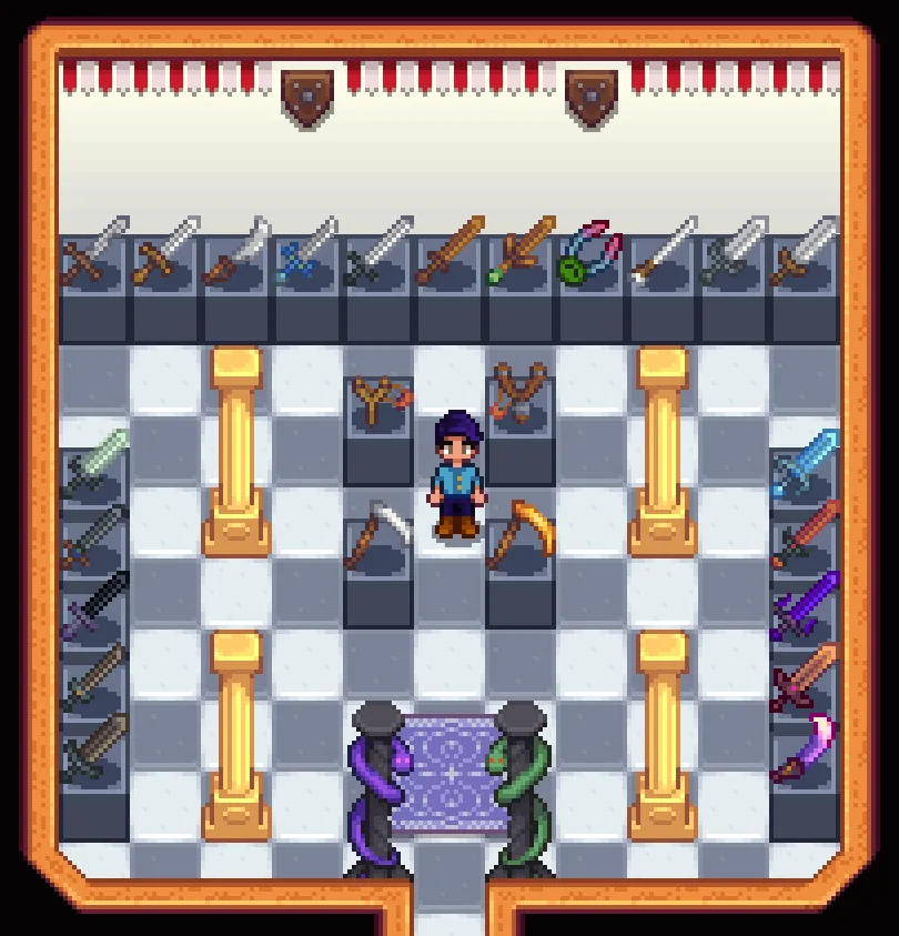 Weapons on Display — Set up the weapon collection of your dreams!