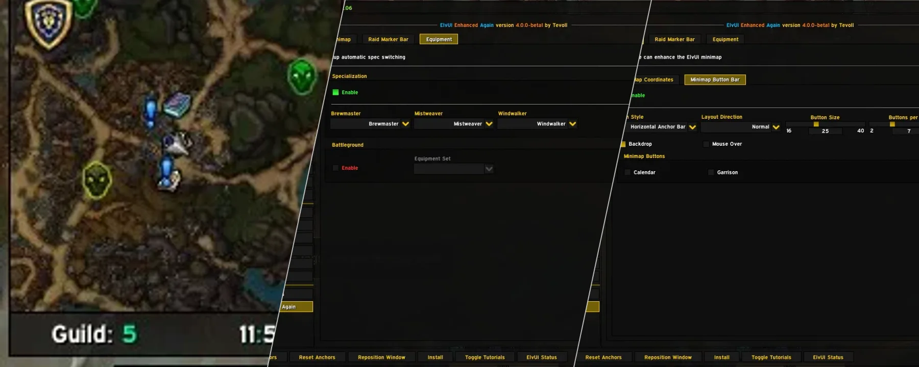ElvUI Enhanced Again (DF) — ElvUI Enhanced Again (DF) screenshots 1–3