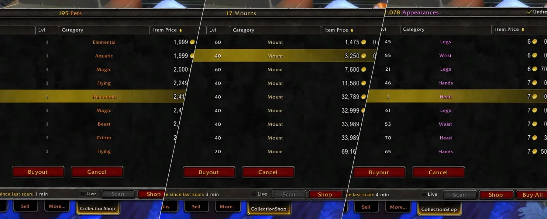 CollectionShop — CollectionShop screenshots 1–3