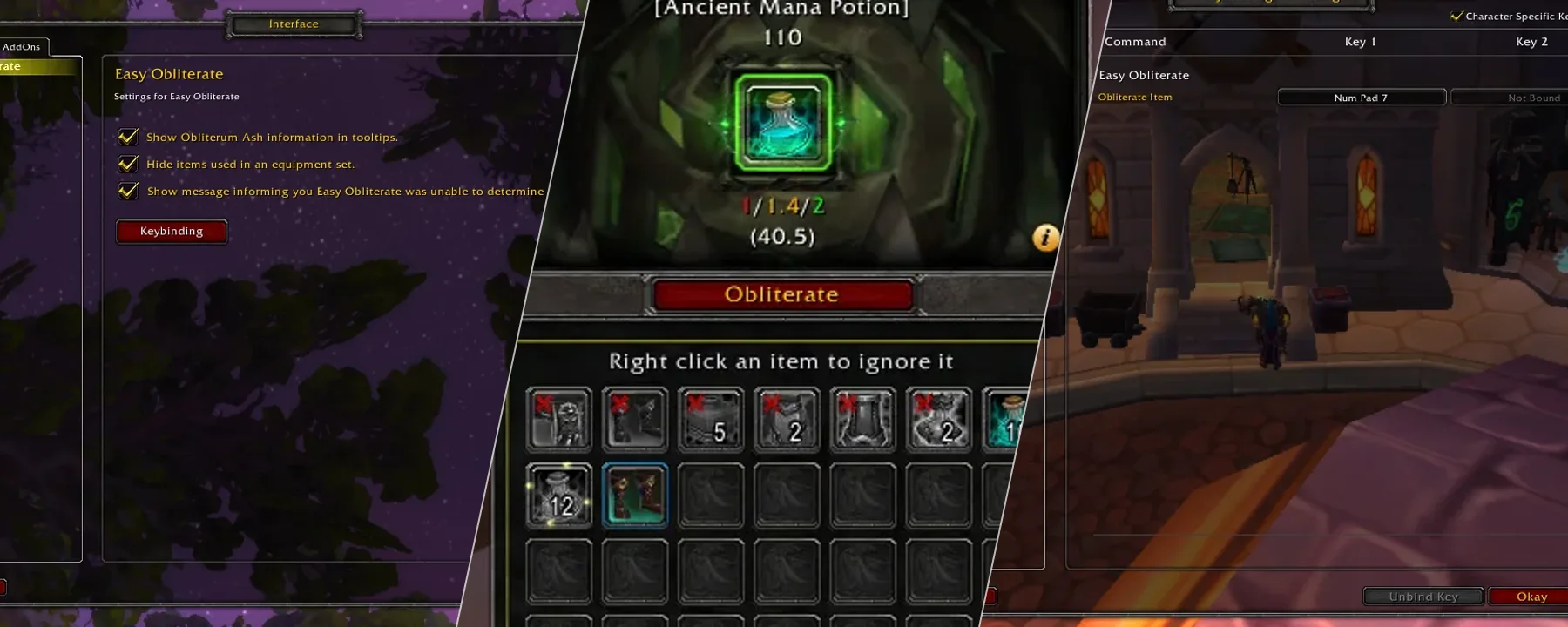 Easy Obliterate — Easy Obliterate screenshots 1–3