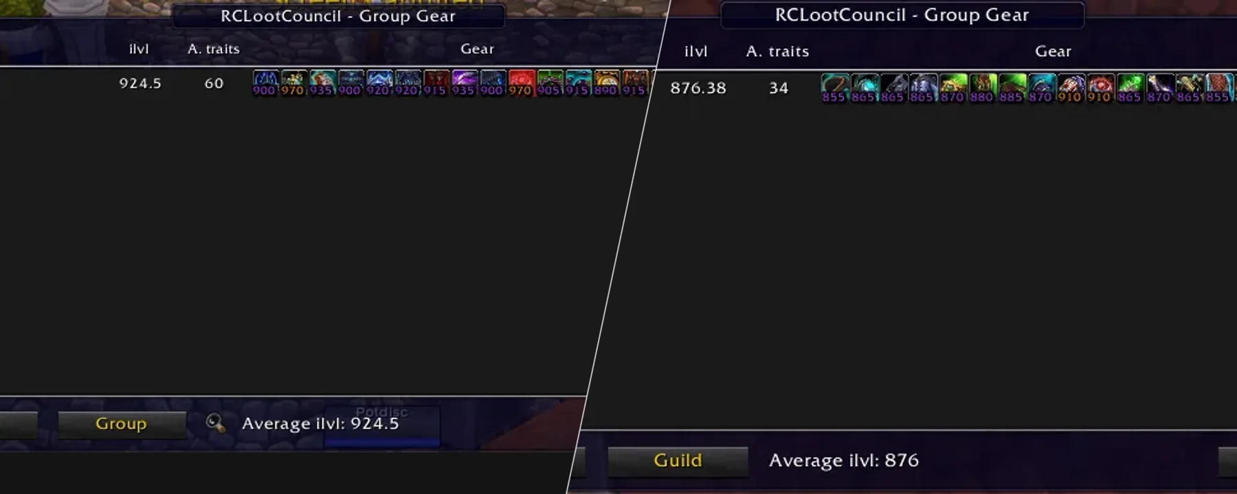RCLootCouncil - GroupGear — RCLootCouncil - GroupGear screenshots 1–2