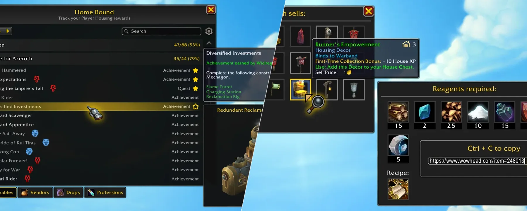Home Bound [12.1.5 Player Housing completionism] — Home Bound [12.1.5 Player Housing completionism] screenshots 4–5
