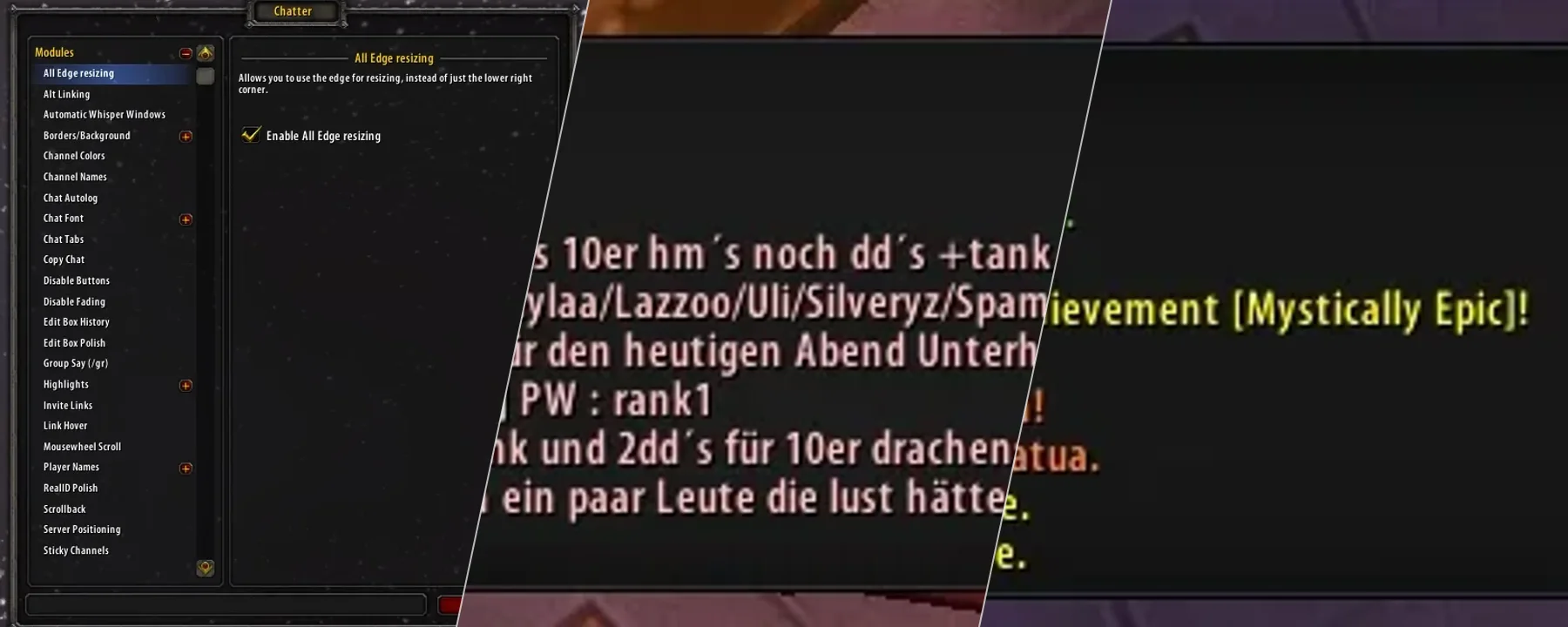 Chatter — Chatter screenshots 1–3