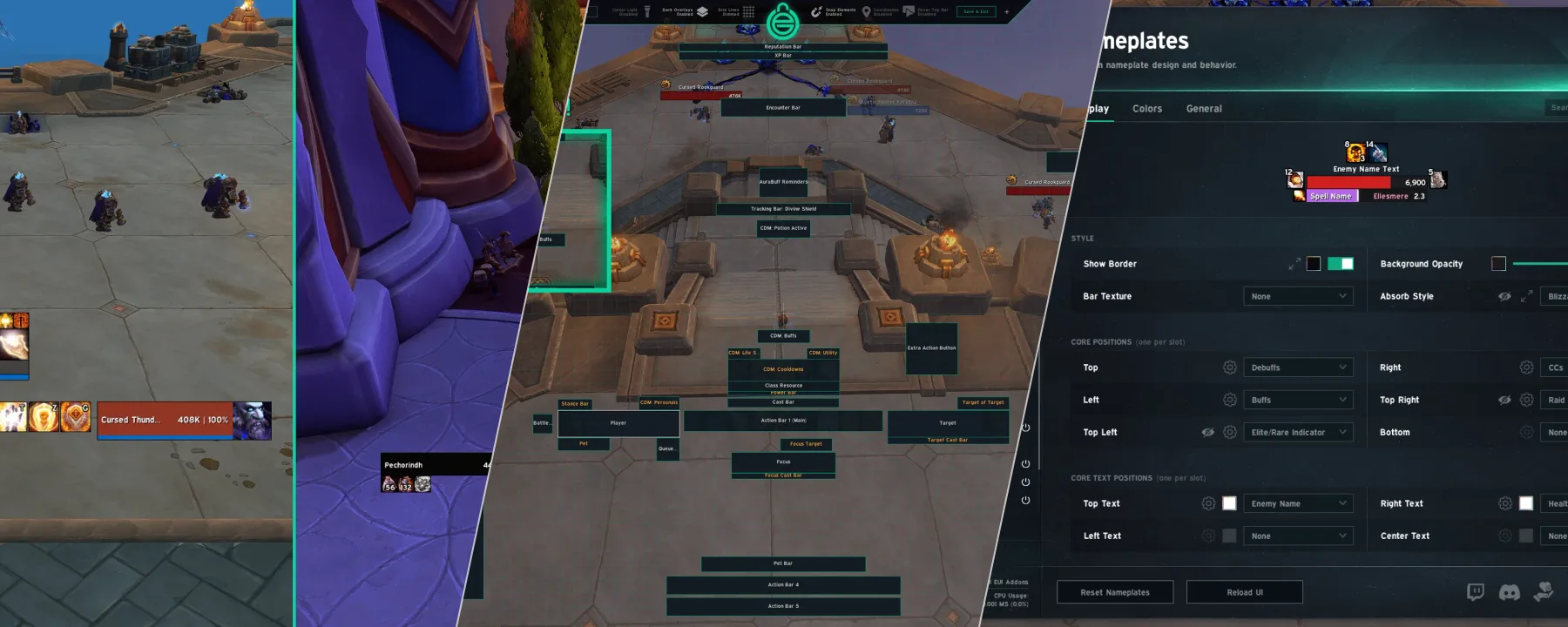 EllesmereUI — EllesmereUI screenshots 1–3