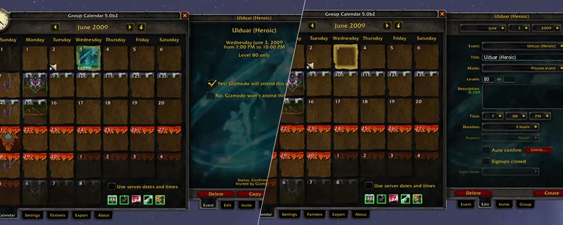 Group Calendar 5 — Group Calendar 5 screenshots 1–2