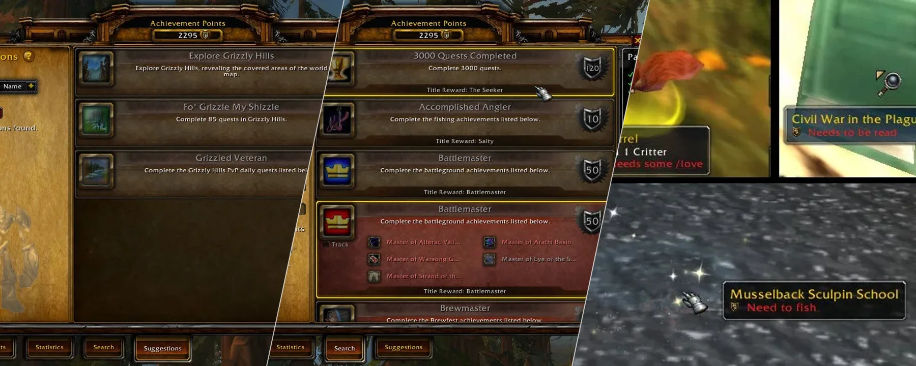 Overachiever - achievement tools and tweaks — Overachiever - achievement tools and tweaks screenshots 1–3