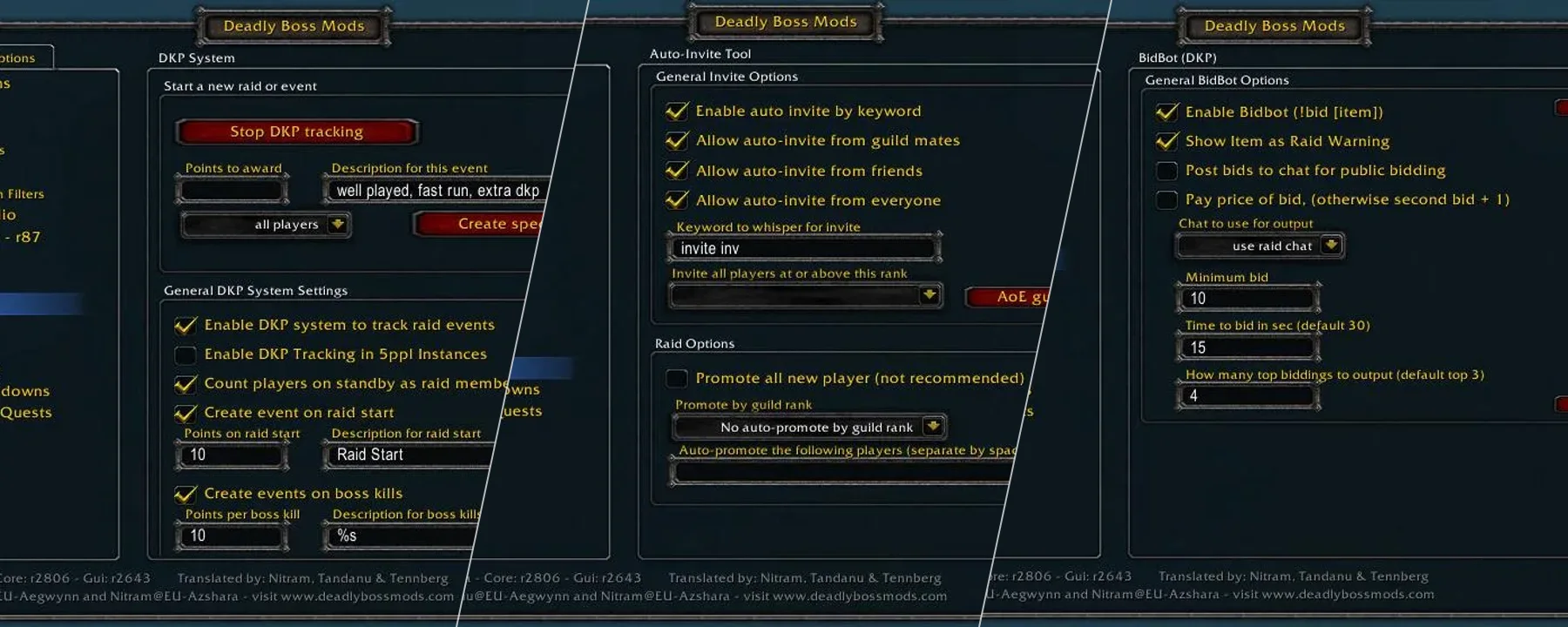 DBM - RaidLeadTools (Requires Deadly Boss Mods) - DBM — DBM - RaidLeadTools (Requires Deadly Boss Mods) - DBM screenshots 1–3