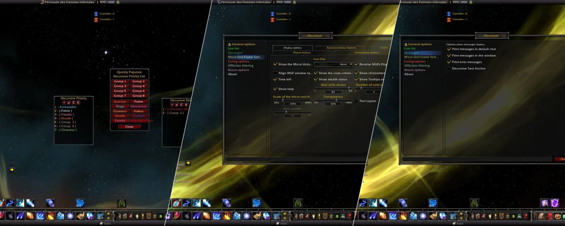 Decursive — Decursive screenshots 1–3
