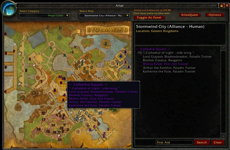 AtlasMajorCities Enhanced screenshot 1