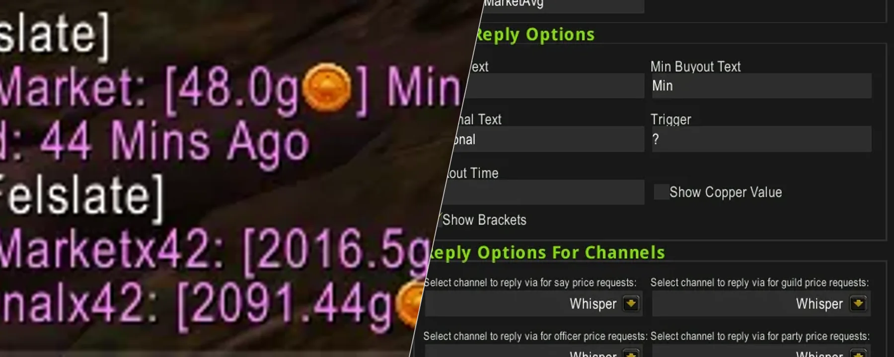 TradeSkillMaster_PriceChecker — TradeSkillMaster_PriceChecker screenshots 1–2