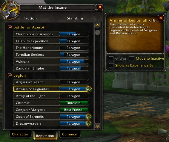 Paragon Reputation — Reputation Frame