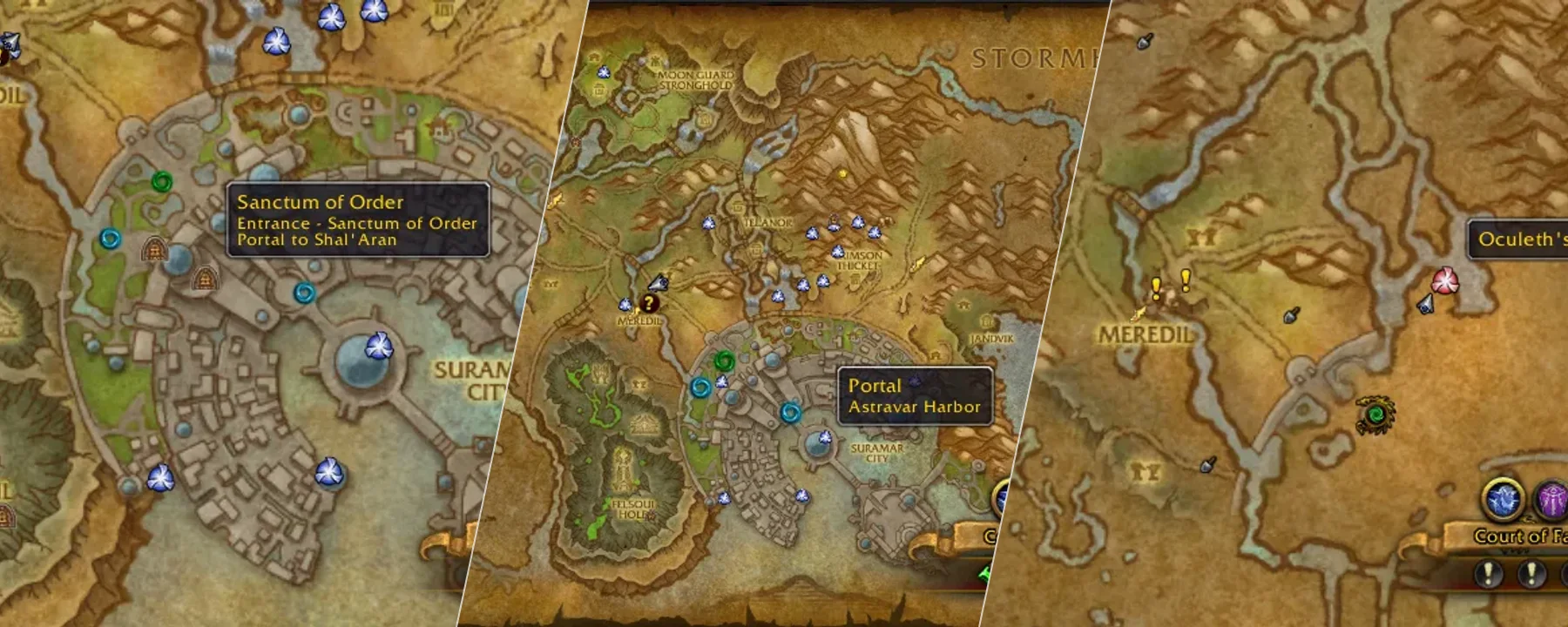 HandyNotes - Suramar and Shal'Aran Telemancy — HandyNotes - Suramar and Shal'Aran Telemancy screenshots 1–3