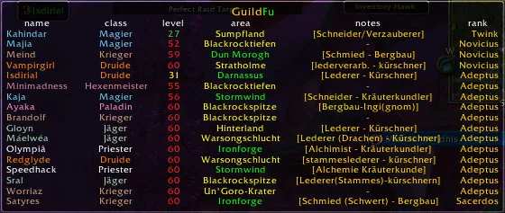 FuBar - GuildFu screenshot 1