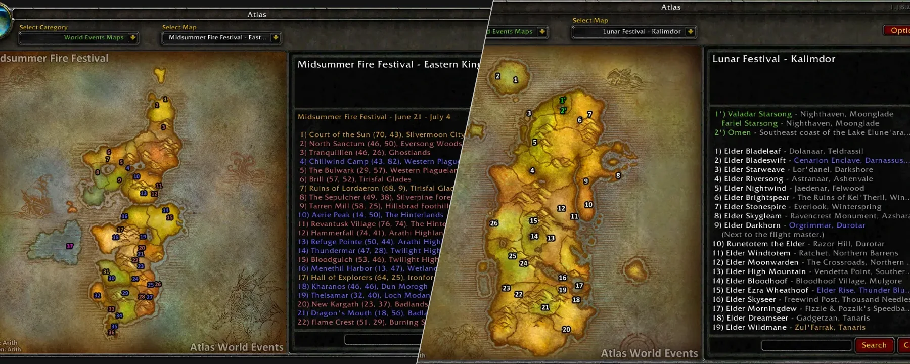 Atlas World Events — Atlas World Events screenshots 1–2