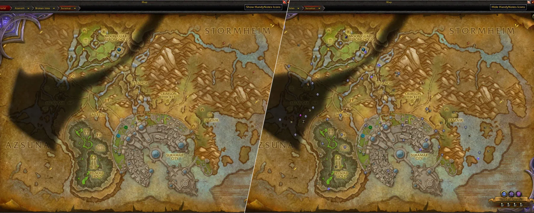 HandyNotes: WorldMapButton — HandyNotes: WorldMapButton screenshots 1–2