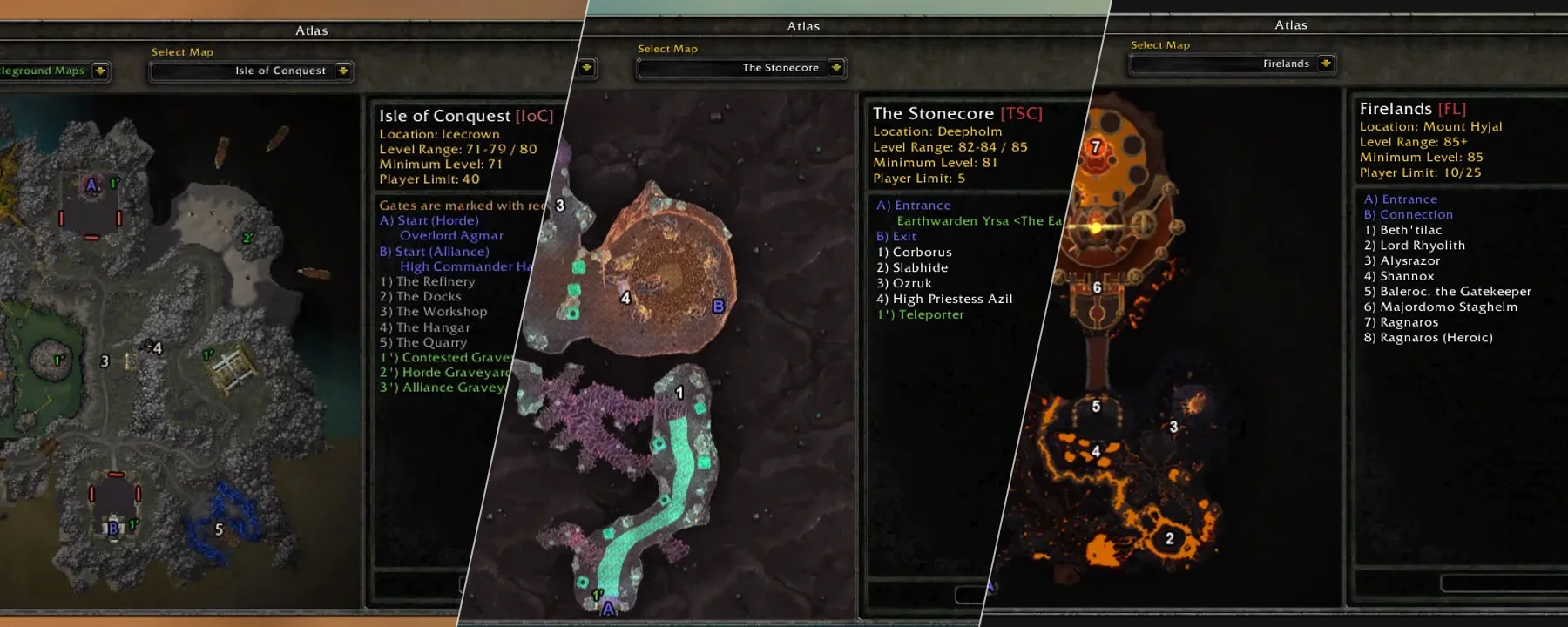 Atlas — Atlas screenshots 1–3