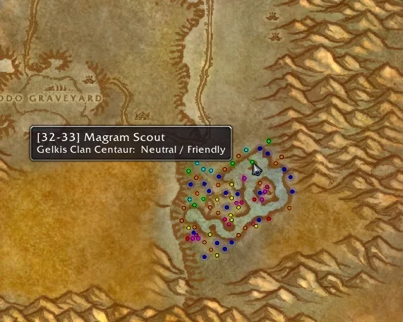 Azeroth Auto Pilot - Classic — Mobspawns on map