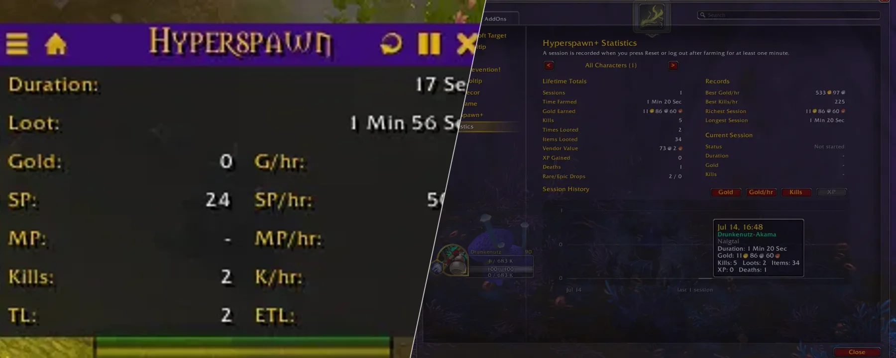 Hyperspawn (Gold Farming) — Hyperspawn (Gold Farming) screenshots 1–2