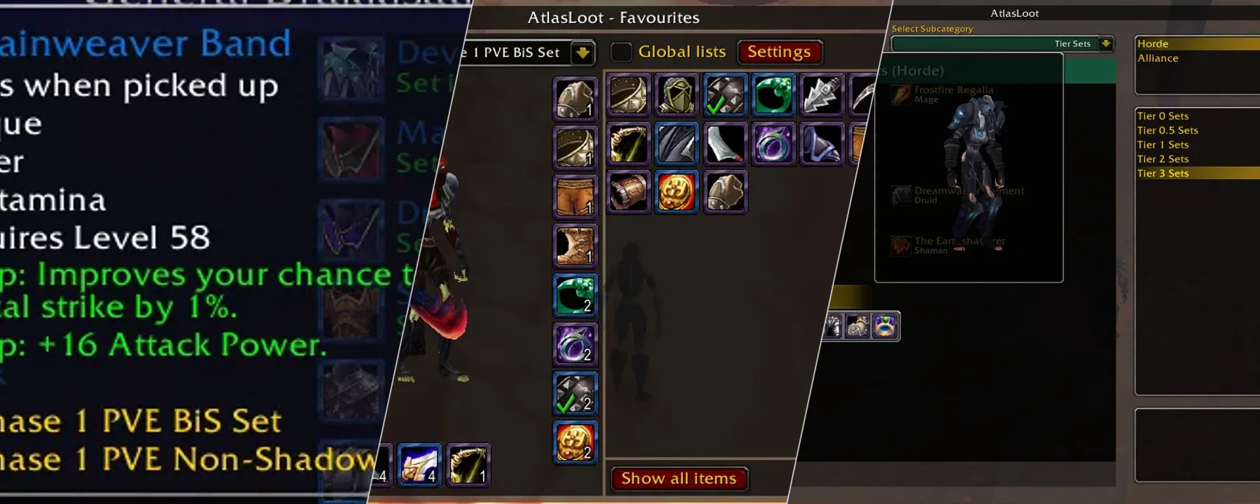 AtlasLootClassic — AtlasLootClassic screenshots 1–3