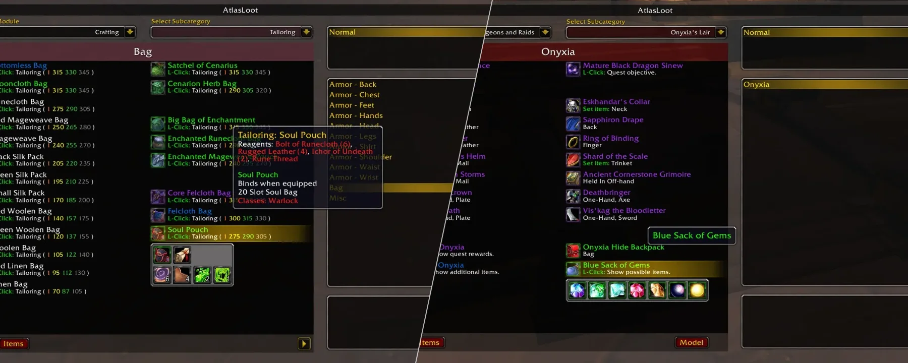 AtlasLootClassic — AtlasLootClassic screenshots 4–5