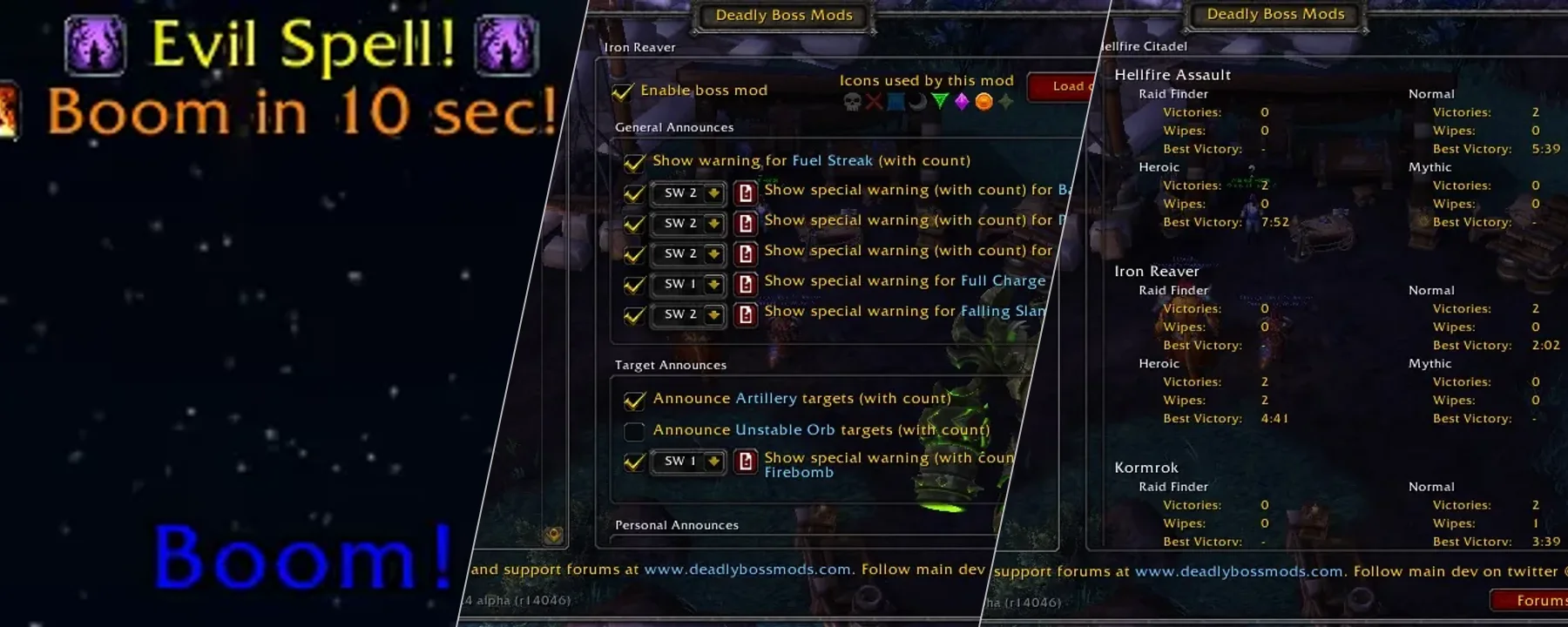 DBM - Deadly Boss Mods (DBM-Core) — DBM - Deadly Boss Mods (DBM-Core) screenshots 1–3