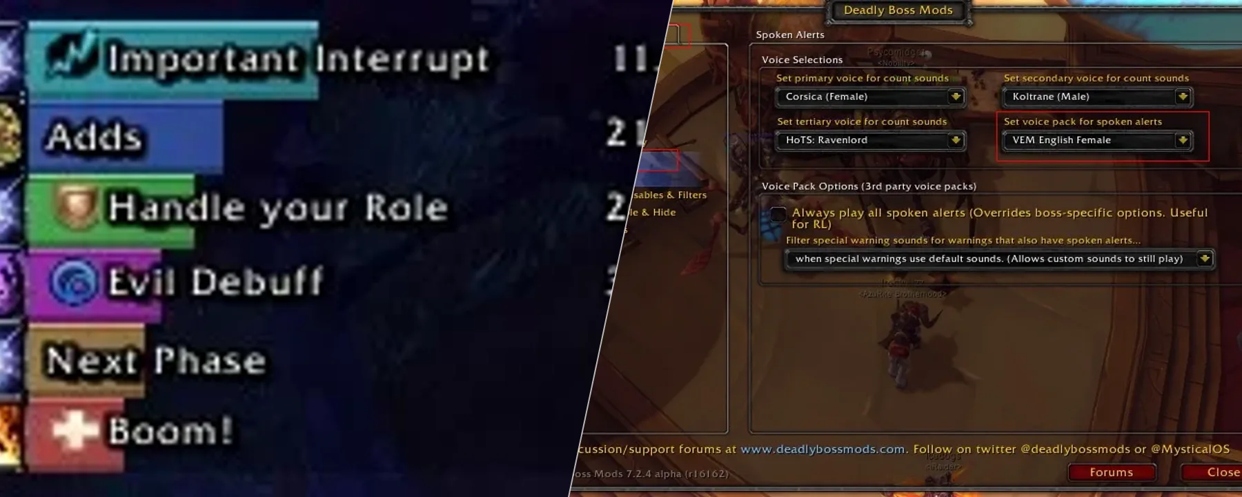 DBM - Deadly Boss Mods (DBM-Core) — DBM - Deadly Boss Mods (DBM-Core) screenshots 4–5