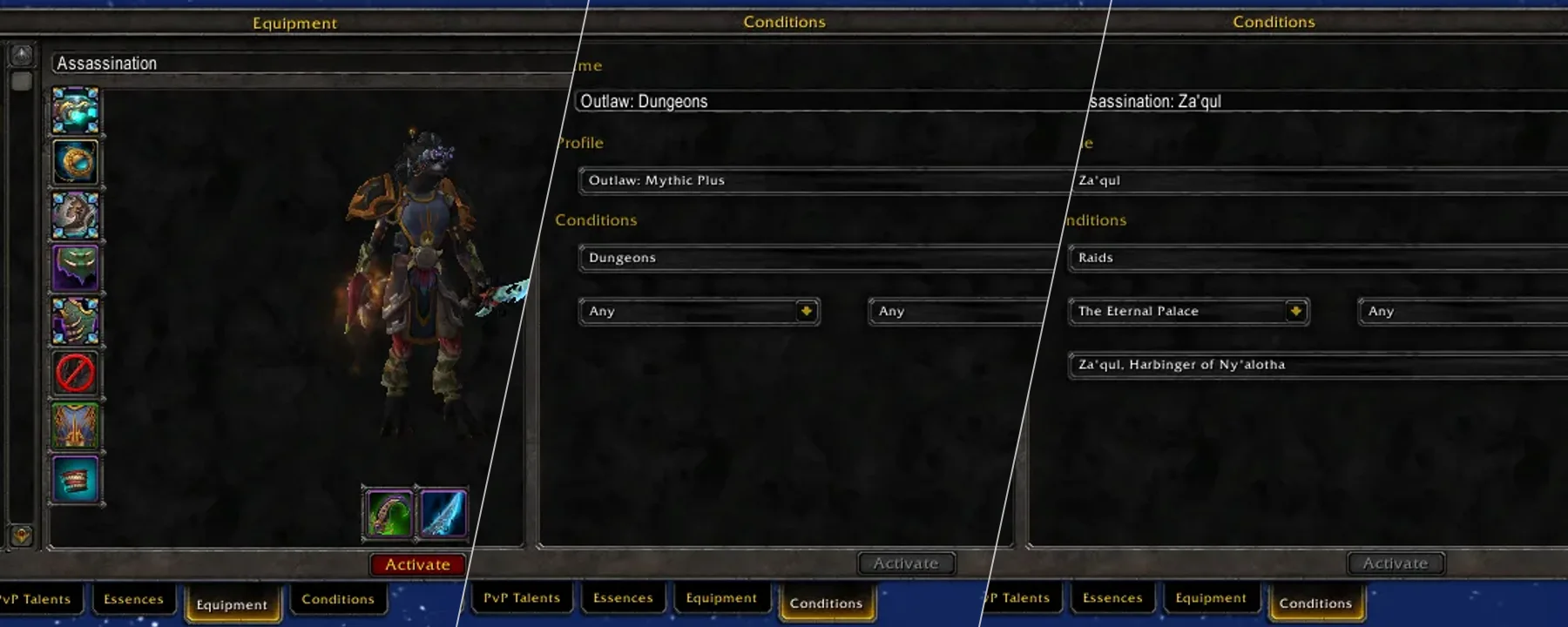 BtWLoadouts — BtWLoadouts screenshots 1–3