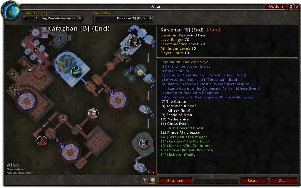 Atlas Burning Crusade screenshot 1