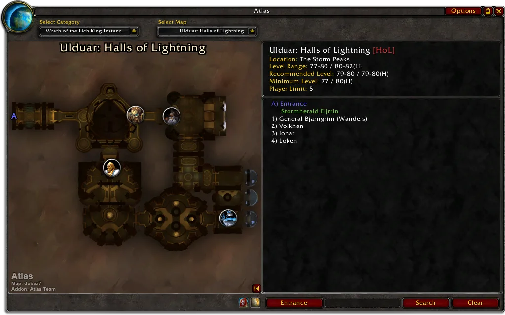 Atlas Wrath of the Lich King screenshot 1