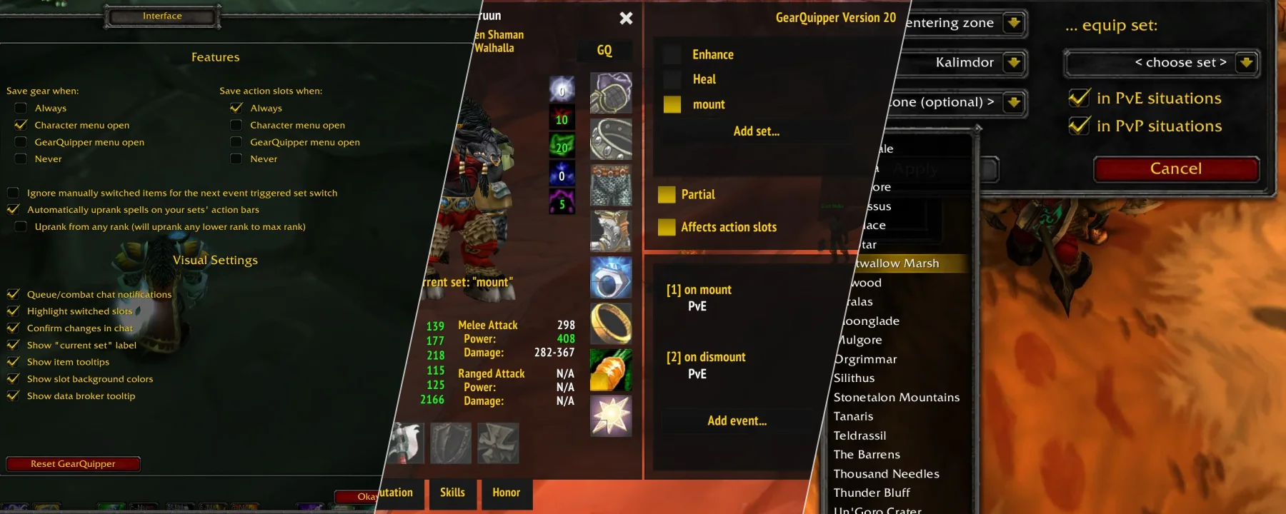 GearQuipper — GearQuipper screenshots 1–3