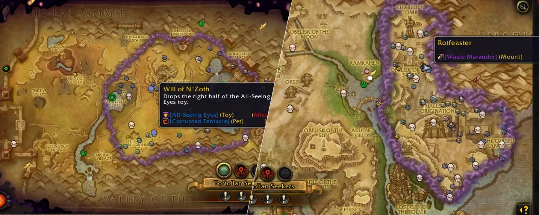 HandyNotes: Visions of N'Zoth — HandyNotes: Visions of N'Zoth screenshots 1–2