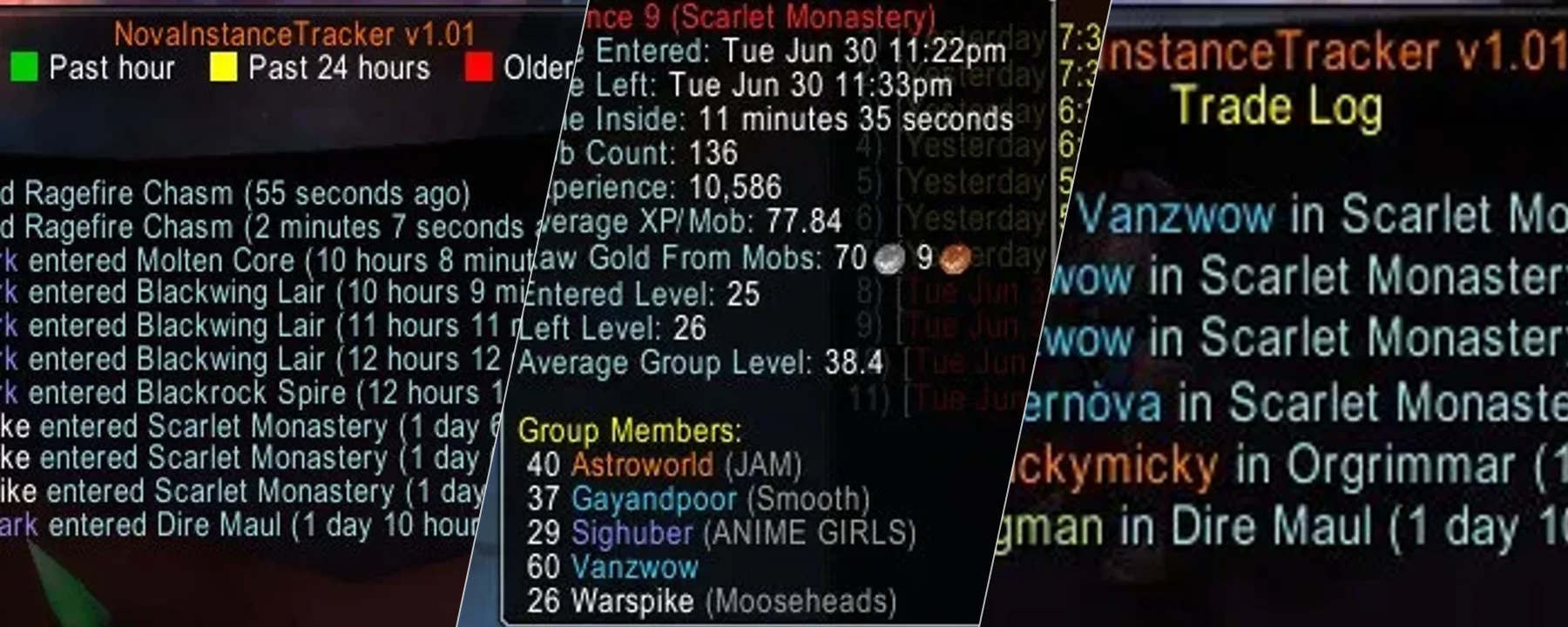 Nova Instance Tracker — Nova Instance Tracker screenshots 1–3