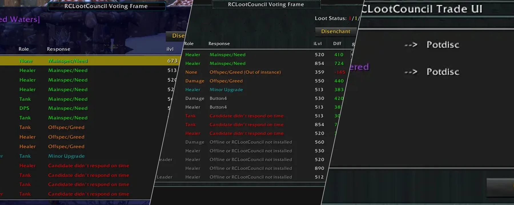 RCLootCouncil — RCLootCouncil screenshots 10–12