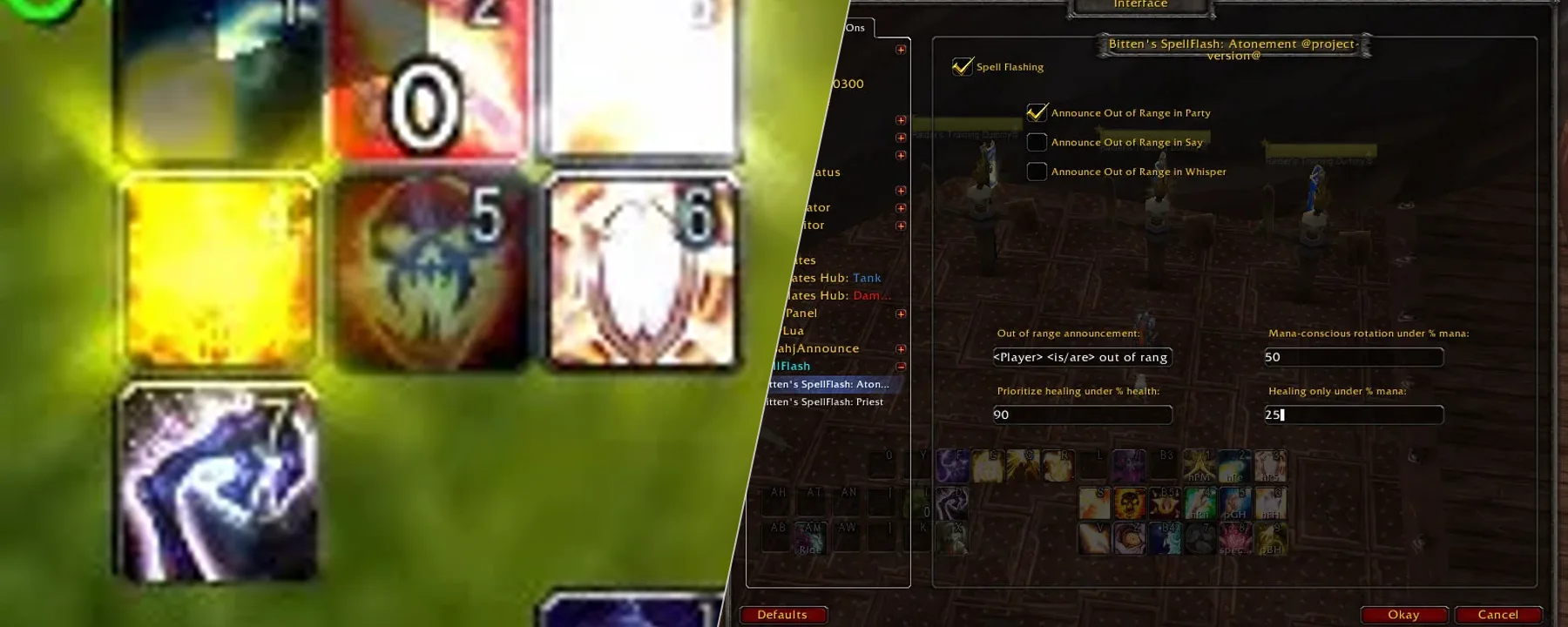 Bitten's SpellFlash: Atonement — Bitten's SpellFlash: Atonement screenshots 1–2