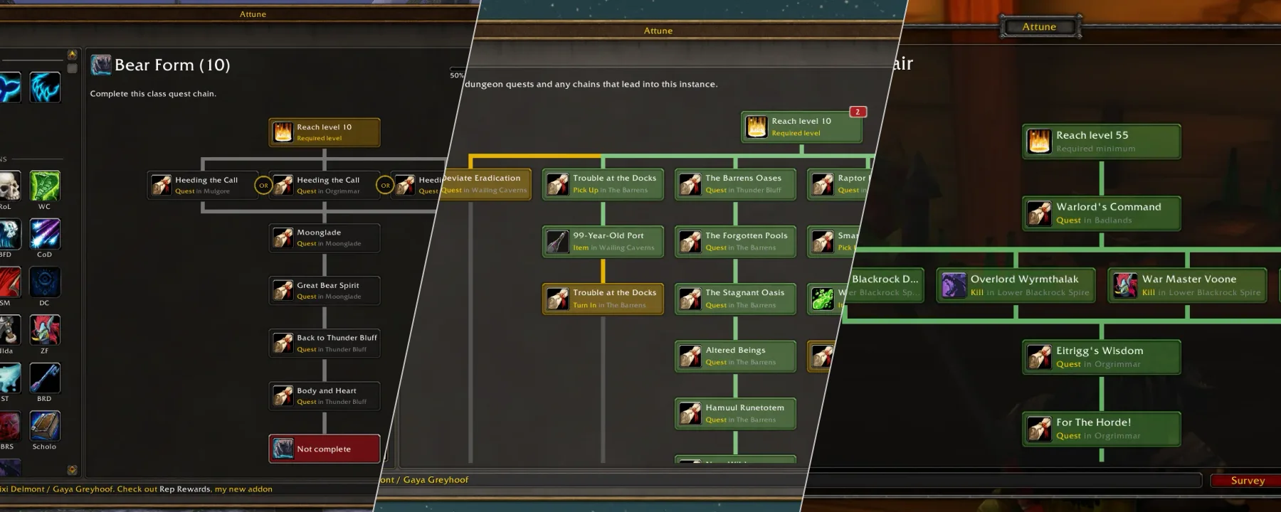 Attune — Attune screenshots 1–3