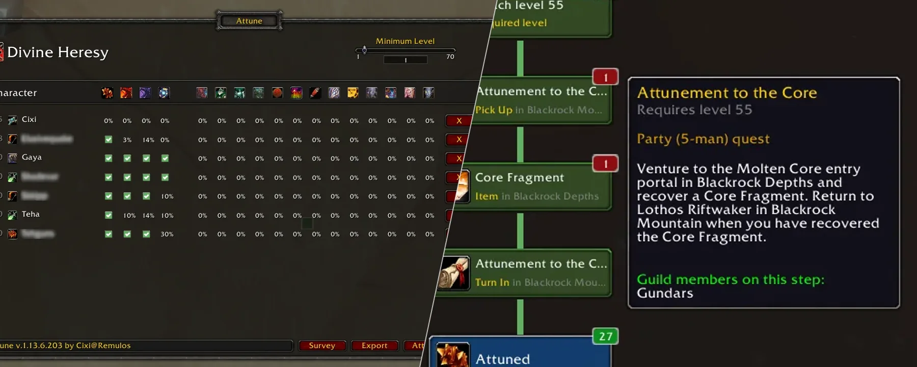 Attune — Attune screenshots 4–5