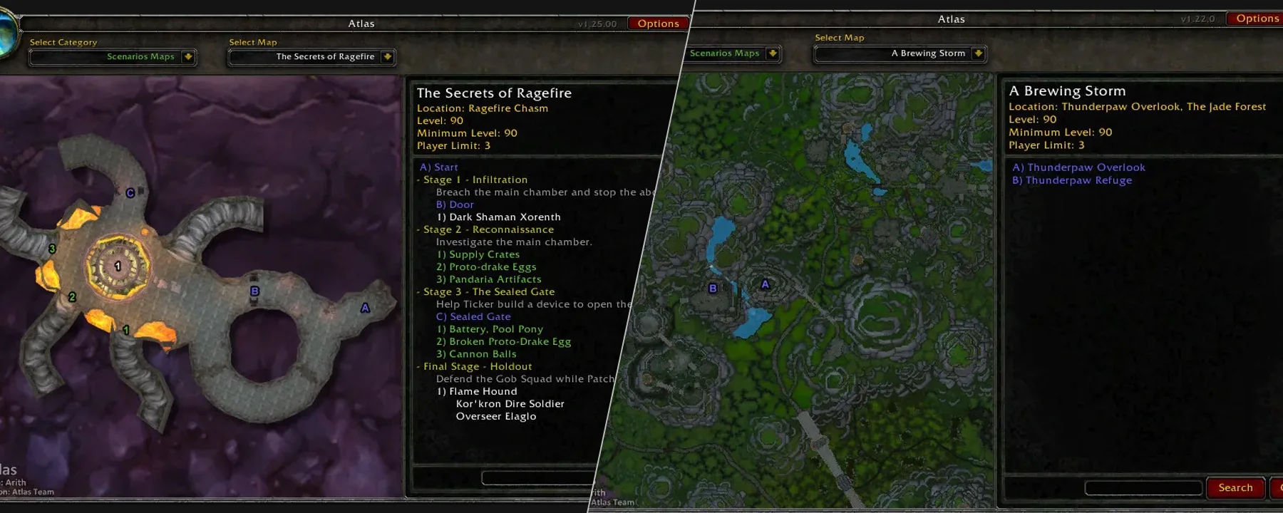 Atlas Scenarios — Atlas Scenarios screenshots 1–2