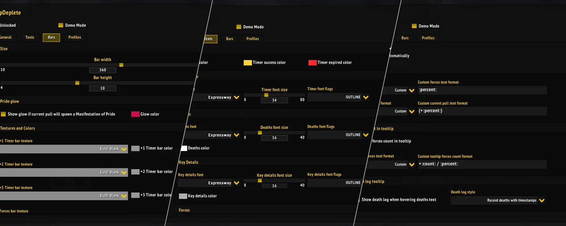 WarpDeplete Mythic+ Timer — WarpDeplete Mythic+ Timer screenshots 1–3