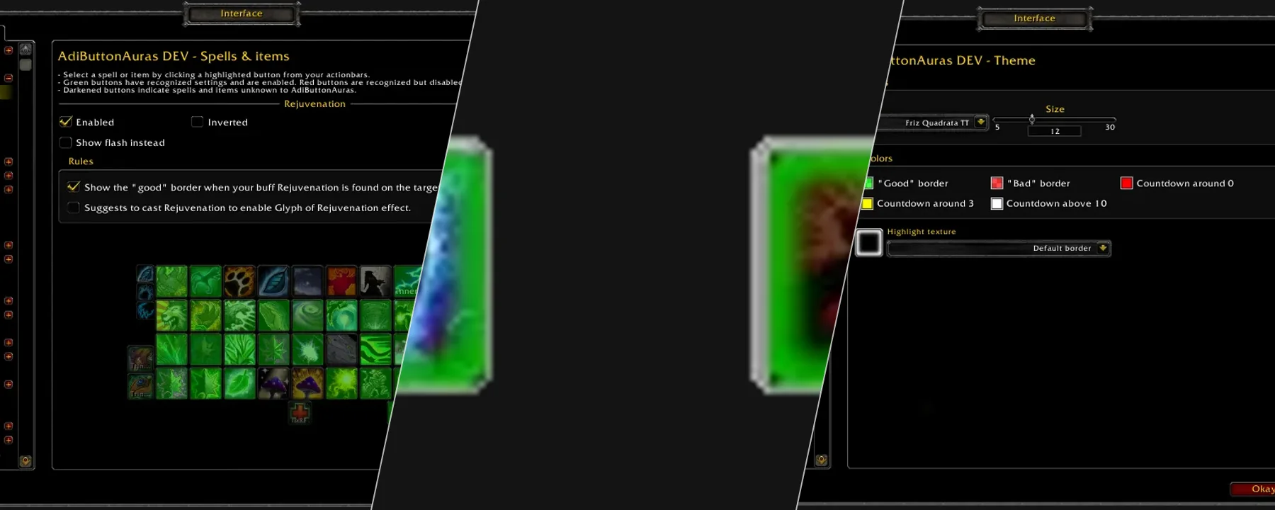 AdiButtonAuras — AdiButtonAuras screenshots 1–3