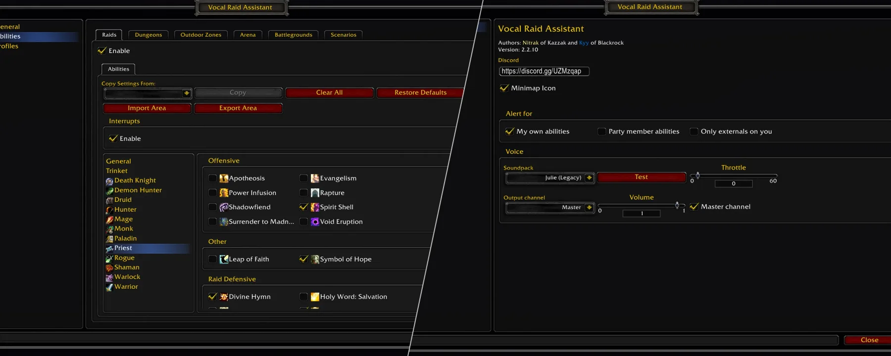 Vocal Raid Assistant — Vocal Raid Assistant screenshots 1–2