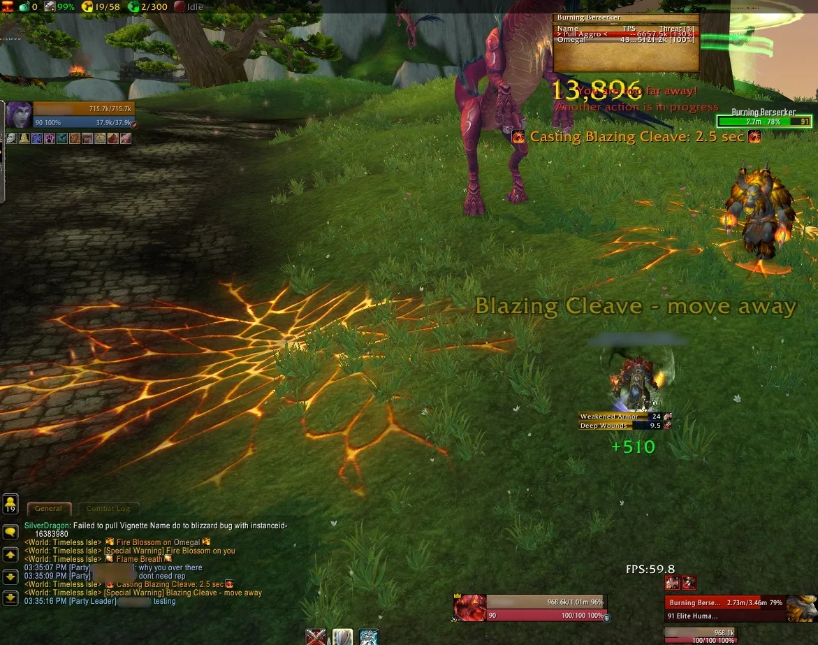 Deadly Boss Mods (DBM) - Timeless Isle screenshot 1