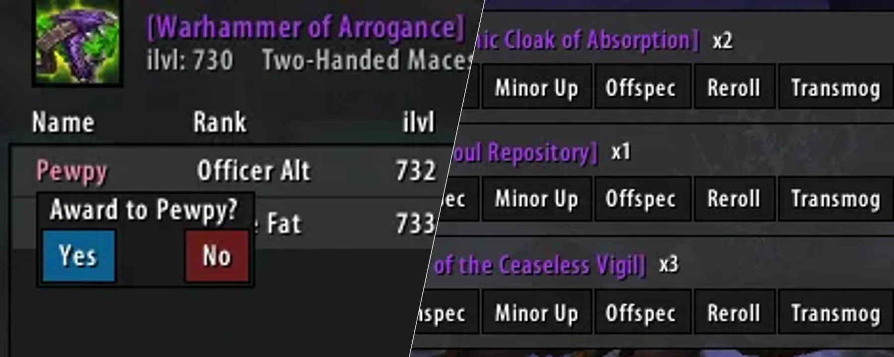 BigDumbLootCouncil — BigDumbLootCouncil screenshots 1–2