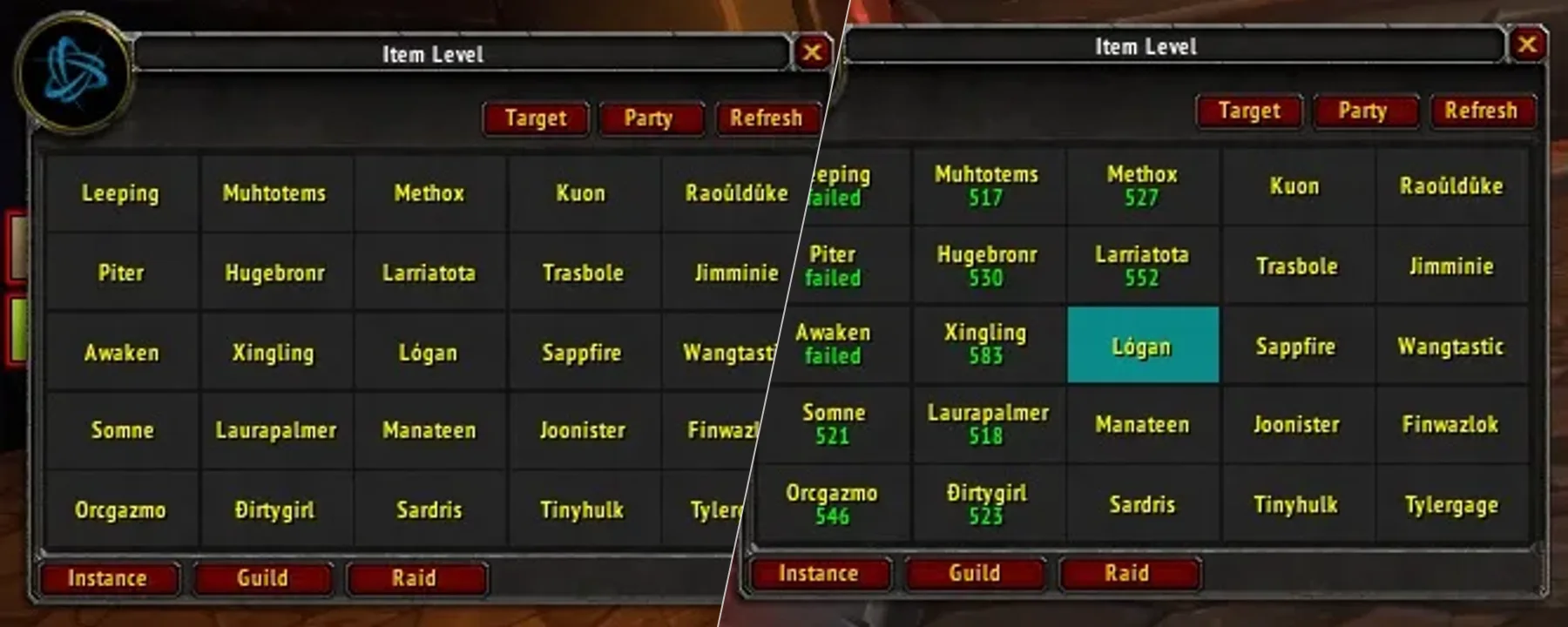 O Item Level (OiLvL) — O Item Level (OiLvL) screenshots 1–2