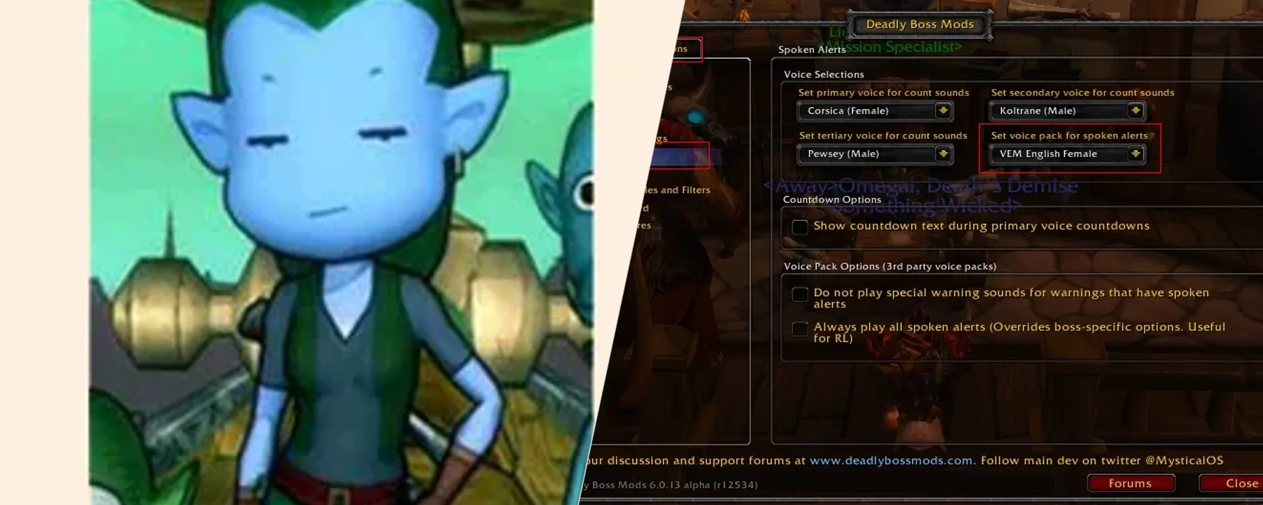 DBM Voicepack: Yike — DBM Voicepack: Yike screenshots 1–2