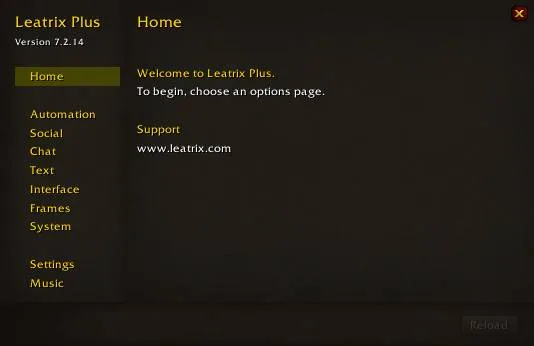 Leatrix Plus screenshot 1