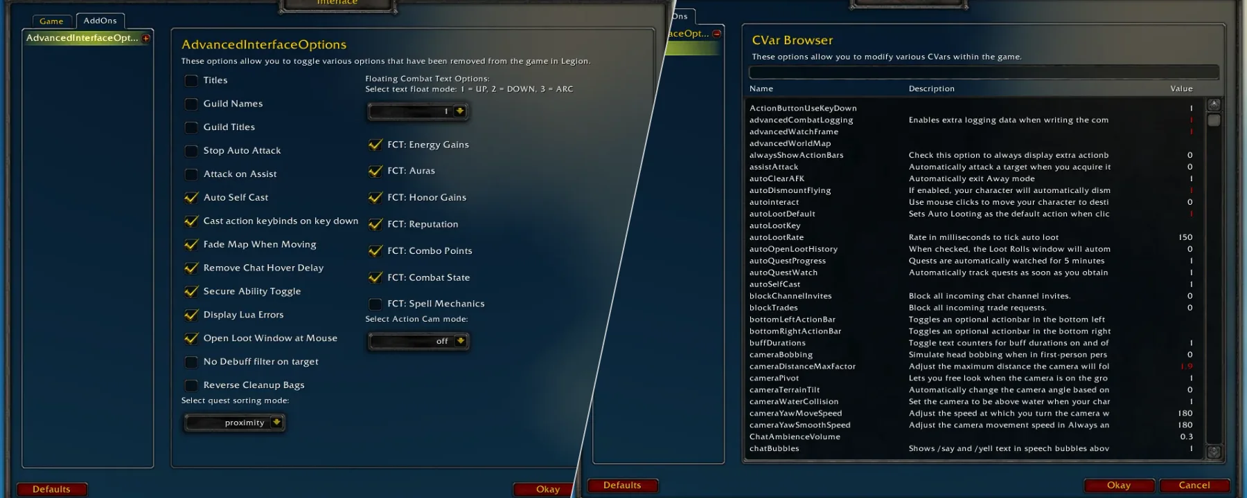 AdvancedInterfaceOptions — AdvancedInterfaceOptions screenshots 1–2